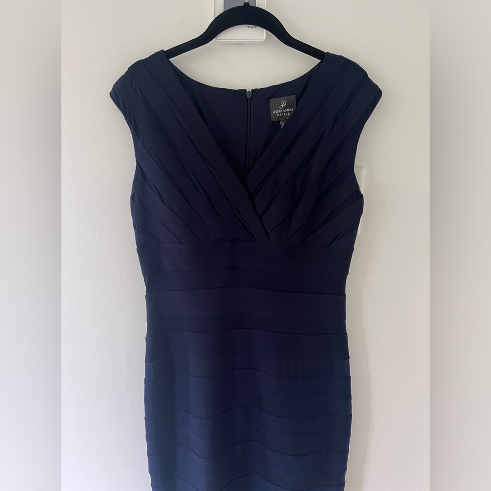 Cocktail dress navy Adrianna Papell